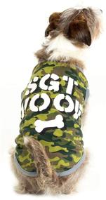 img 4 attached to Camo Pup Dog Shirt Halloween