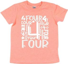 img 1 attached to Birthday Toddler Kids Fourth T Shirt Boys' Clothing : Tops, Tees & Shirts