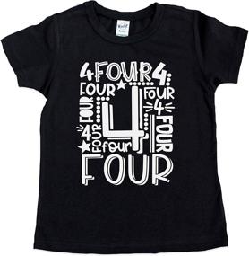 img 4 attached to Birthday Toddler Kids Fourth T Shirt Boys' Clothing : Tops, Tees & Shirts