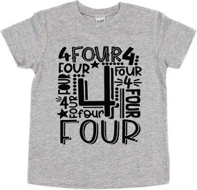 img 3 attached to Birthday Toddler Kids Fourth T Shirt Boys' Clothing : Tops, Tees & Shirts