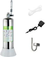 🌱 2l zrdr co2 generator system for aquarium plants - pressure gauge, automatic pressure relief valve, bubble counter, stable output - steel bottle base included логотип