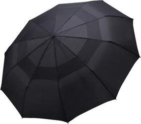 img 1 attached to 🌂 Ultimate Protection: NOOFORMER's Windproof Travel Umbrella - Fully Automatic