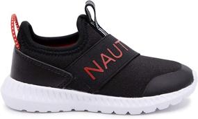 img 3 attached to 👟 Детская модная спортивная обувь Nautica Yanlong Black для малышей - оптимизирована для ботинок