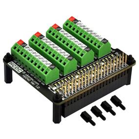 img 2 attached to 🔧 HCDC RPi GPIO Status LED & Terminal Block Breakout Board HAT for Raspberry Pi A+ 3A+ B+ 2B 3B 3B+ 4B" - Enhanced SEO-optimized product name: "HCDC RPi GPIO Status LED & Terminal Block Breakout HAT Board for Raspberry Pi A+ 3A+ B+ 2B 3B 3B+ 4B