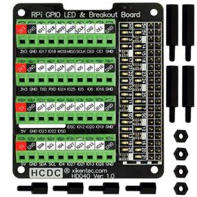 img 3 attached to 🔧 HCDC RPi GPIO Статусный LED и разъёмный платёжный модуль для Raspberry Pi A+ 3A+ B+ 2B 3B 3B+ 4B - усовершенствованное название продукта, оптимизированное для SEO: "HCDC RPi GPIO Статусный LED и разъёмный модуль Breakout HAT Board для Raspberry Pi A+ 3A+ B+ 2B 3B 3B+ 4B