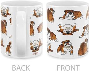 img 2 attached to 🐶 Discover Playful Postures: MUGBREW English Bulldog Mug