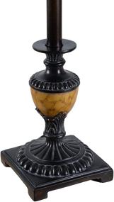 img 1 attached to 🏺 Kenroy Home 30944 Emily Lamp Sets: 30" Height, 11" Width, Crackle Bronze Finish