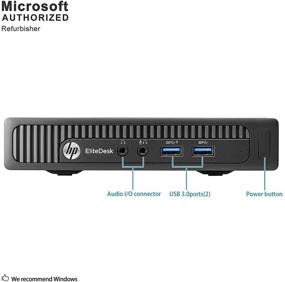 img 1 attached to 💻 Certified Refurbished HP EliteDesk 705 G1 Mini AMD Desktop - 8GB RAM, Windows 10 Pro - Powerful Performance at 3.1GHz
