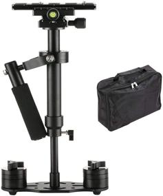 img 4 attached to 🎥 SUTEFOTO S40 Handheld Stabilizer Steadicam Pro Version for Camera Video DV DSLR Nikon Canon, Sony, Panasonic with Quick Release Plate - Ultimate Stability in Black