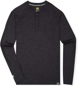 img 2 attached to MERIWOOL Mens Layer Sleeve Henley