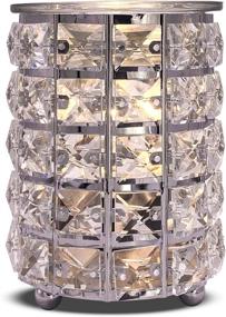 img 4 attached to Kakapo Crystal Cylinder Electric Wax Melt Warmer: Fragrance Warmer for Home & Office Decor