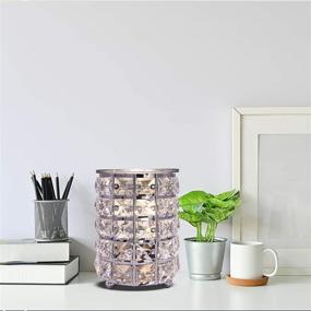 img 3 attached to Kakapo Crystal Cylinder Electric Wax Melt Warmer: Fragrance Warmer for Home & Office Decor