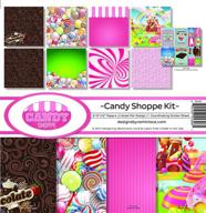 коллекция альбомов для вырезок reminisce candy shoppe логотип