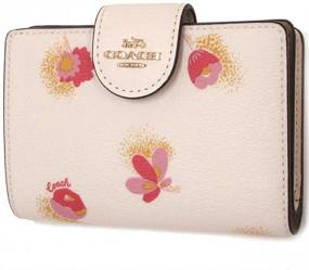 img 3 attached to 👛 Women's Medium Corner Wallet with Signature Design - Ideal Handbags & Wallets for Fashionable Wallets