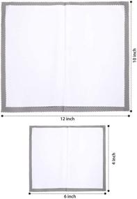 img 1 attached to 📦 Premium 3 Pack Silver Polishing Cleaning Cloth: Keep Jewelry Clean and Shiny - 1 Pack 10'' x 12'' + 2 Pack 6'' x 8''