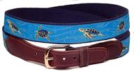 🔱 preston leather ribbon buckle nautical men's belt accessories: stylish and functional add-ons logo