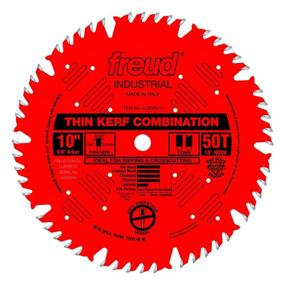 img 4 attached to 🔪 Freud 10-Inch x 50T Thin Kerf Combination Blade - High Performance (LU83R010)