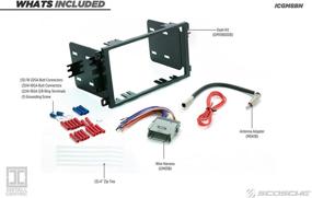 img 3 attached to 🚗 SCOSCHE Install Centric ICGM8BN Двойное DIN Комплексное базовое решение для установки - Совместимо с выбранными моделями GM 1992-2012 - Идеально подходит для установки стереосистемы после покупки.