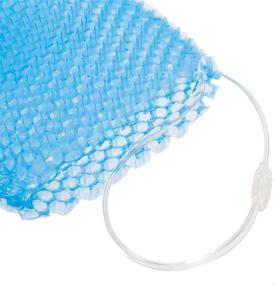 img 2 attached to Supracor Spa Bath Mitt: Ultimate Body Exfoliator & Face Scrub Sponge, Blue - Unveil Glowing Skin!