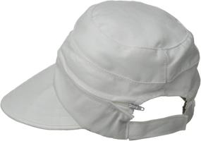 img 3 attached to 🌞 Optimize Max Sun Protection: Physician Endorsed Women's Naples Cotton Packable Cap & Visor Sun Hat, UPF 50+ Rated