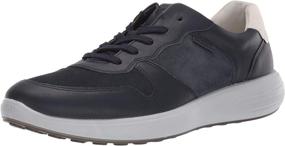 img 4 attached to ECCO Runner Sneaker Black Perforated Men's Shoes