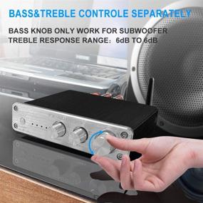 img 1 attached to FX AUDIO 2.1 Channel Bluetooth Amplifier: 100W x 2 TPA3116 NE5532 Class D with Bass and Treble Control - Mini HiFi Stereo Home Audio Wireless Amp