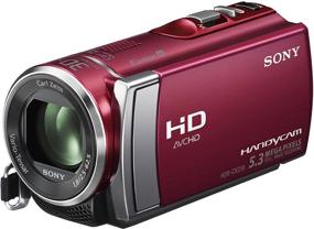 img 2 attached to 📹 Sony HDR-CX210 Handycam: Видеокамера высокой четкости с 5,3 МП, 25-кратным оптическим зумом (красная) - модель 2012