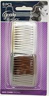 goody women classics multi pack short 💁 side combs: 8 count for effortless hair styling logo