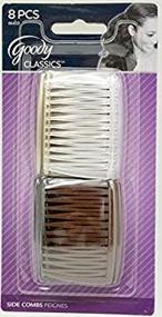 img 2 attached to Goody Women Classics Multi Pack Short 💁 Side Combs: 8 Count for Effortless Hair Styling