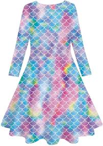 img 2 attached to 👗 Fashionable BFUSTYLE Girl Print Dress: Sleeveless Floral Sundress for Girls 4-13 Years