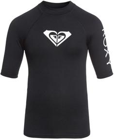 img 4 attached to 👚 Roxy Girls Hearted Sleeve Rashguard: Stylish Active Clothing for Girls