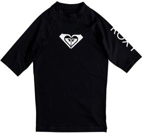 img 2 attached to 👚 Roxy Girls Hearted Sleeve Rashguard: Stylish Active Clothing for Girls