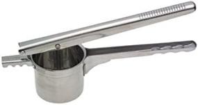 img 2 attached to 🥔 Efficient & Versatile: Browne Stainless Steel Potato Ricer with 3 Removable Disks