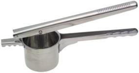 img 4 attached to 🥔 Efficient & Versatile: Browne Stainless Steel Potato Ricer with 3 Removable Disks