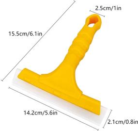 img 3 attached to 🚿 CCyanzi Silicone Blade Small Squeegee: Versatile Squeegee for Shower Glass, Windows, Mirrors, and Car Windshields