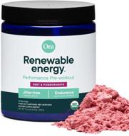 💪 boost athletic performance with ora organic pre workout powder (pomegranate, 7.1 ounce pack) logo