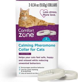 img 4 attached to 🐱✨ Comfort Zone 2 Pack Cat Calming Pheromone Collar: Relieve Stress, Promote Security, and Encourage Well-being in Cats