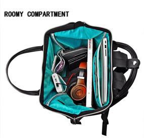 img 2 attached to 🎒 Рюкзак для ноутбука KROSER 15,6 дюйма - Стильный школьный комьютерный рюкзак с USB-портом - Водоотталкивающий повседневный колледж для мужчин/женщин-Черный