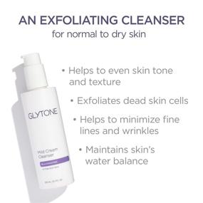 img 2 attached to 🍊 Glytone Mild Cream Cleanser with 3.4 Free Acid Value Glycolic Acid: Glycerin-enriched Creamy Formula for Dry Skin - Citrus Oil-infused Exfoliation and Moisturization