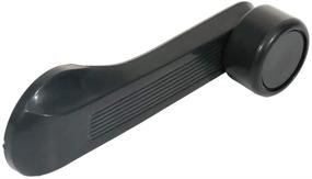 img 2 attached to 🚪 Улучшите свой Honda Civic: черные дверные ручки и ручки окон ZENITHIKE (2 шт.) для моделей 1984-2000