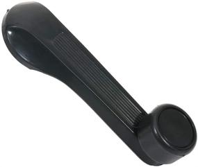 img 1 attached to 🚪 Улучшите свой Honda Civic: черные дверные ручки и ручки окон ZENITHIKE (2 шт.) для моделей 1984-2000