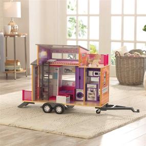 img 1 attached to 🎨 Multicolor KidKraft Dollhouse Furniture Sets | Enhance Your Dollhouses
