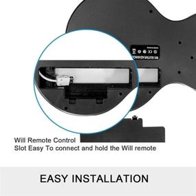 img 1 attached to 🎸 Беспроводной гитарный контроллер Wii для Guitar Hero - Совместимый с играми Guitar Hero Wii и Rock Band 2 (За исключением Rock Band 1) - Черный