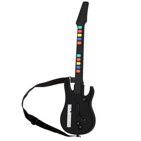 img 4 attached to 🎸 Беспроводной гитарный контроллер Wii для Guitar Hero - Совместимый с играми Guitar Hero Wii и Rock Band 2 (За исключением Rock Band 1) - Черный
