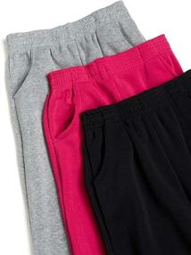 img 3 attached to 🔥 Coney Island Girls' Sweatpants - Active Fleece Joggers (3 Pack): Superior Comfort and Style for Active Kids!