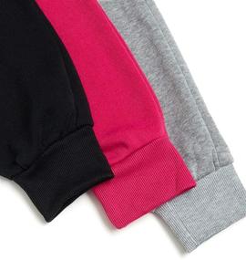 img 2 attached to 🔥 Coney Island Girls' Sweatpants - Active Fleece Joggers (3 Pack): Superior Comfort and Style for Active Kids!