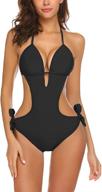 👙 elover women's one-piece swimsuit - sexy monokini with cutout ties - stylish swimwear for beach and pool - available in sizes s-xxl logo