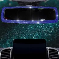 rearview accessories interior crystal rhinestone logo