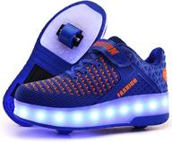 👟 ylllu 8099dan white boys' sneakers with rechargeable charging - shoes логотип