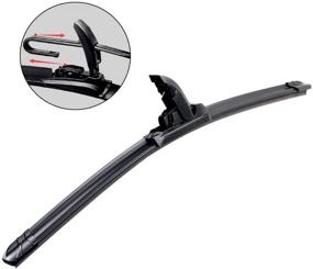 img 2 attached to 🚗 Set of 2 PARRATI Premium All-Season Windshield Wiper Blades, 26" and 18" - OEM Quality